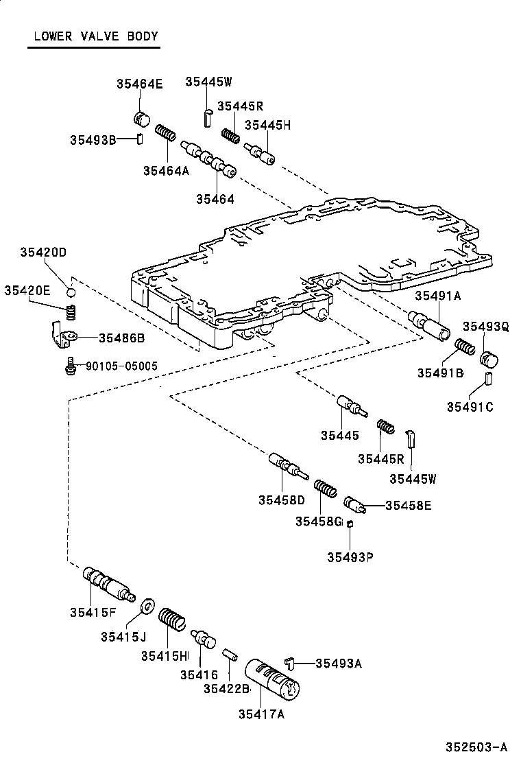  HILUX |  VALVE BODY OIL STRAINER ATM