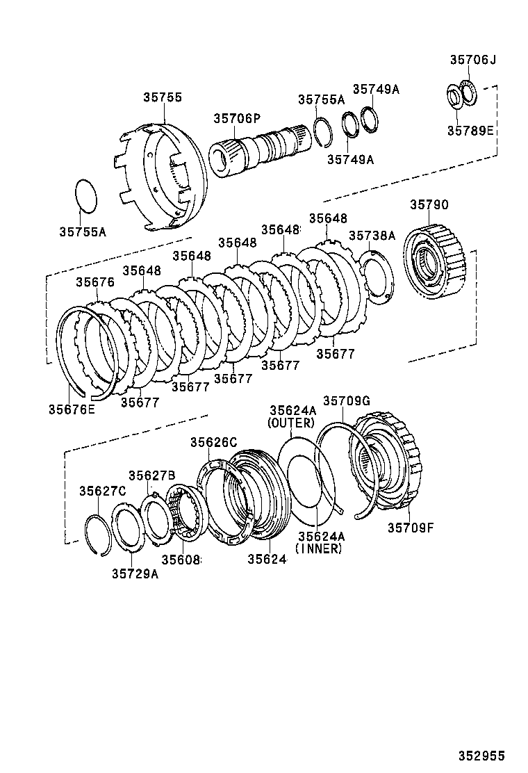  VEROSSA |  CENTER SUPPORT PLANETARY SUN GEAR ATM