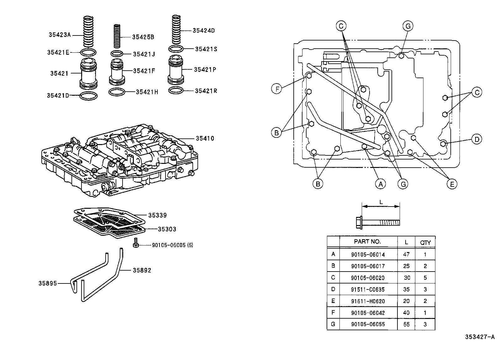  HILUX |  VALVE BODY OIL STRAINER ATM