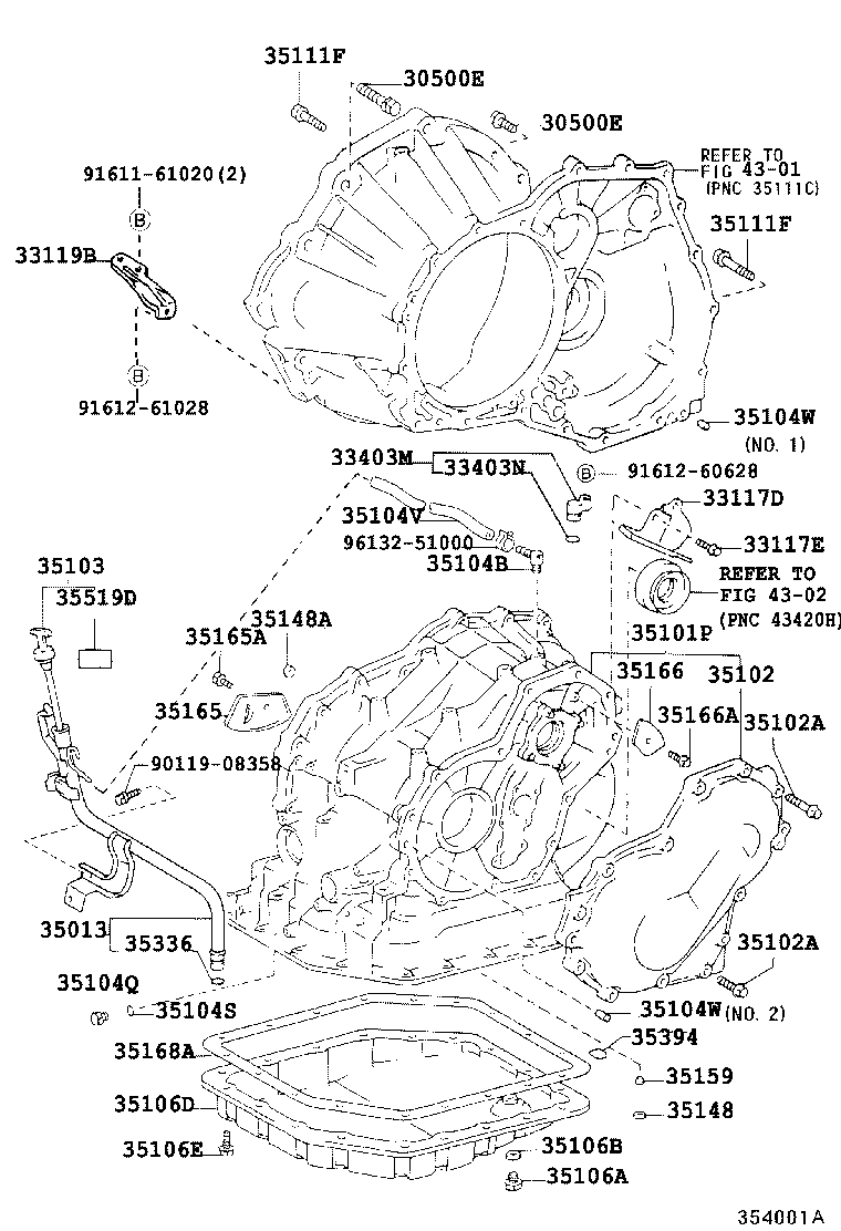  CALDINA |  TRANSMISSION CASE OIL PAN ATM