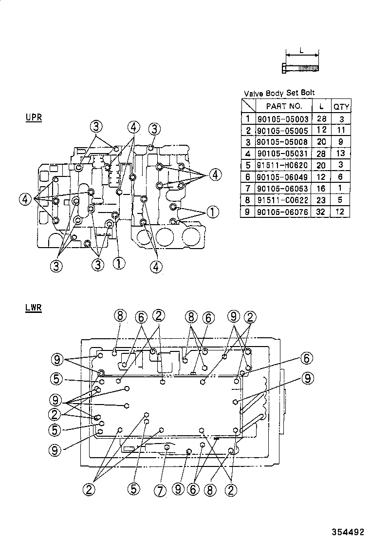  HILUX |  VALVE BODY OIL STRAINER ATM