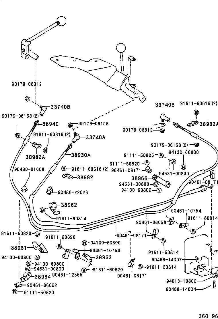  DYNA 200 TOYOACE G25 |  POWER TAKE OFF LEVER LINK