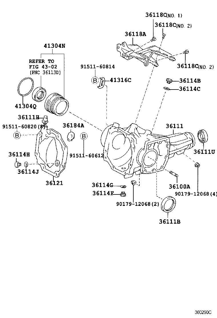  RAUM |  TRANSFER CASE EXTENSION HOUSING