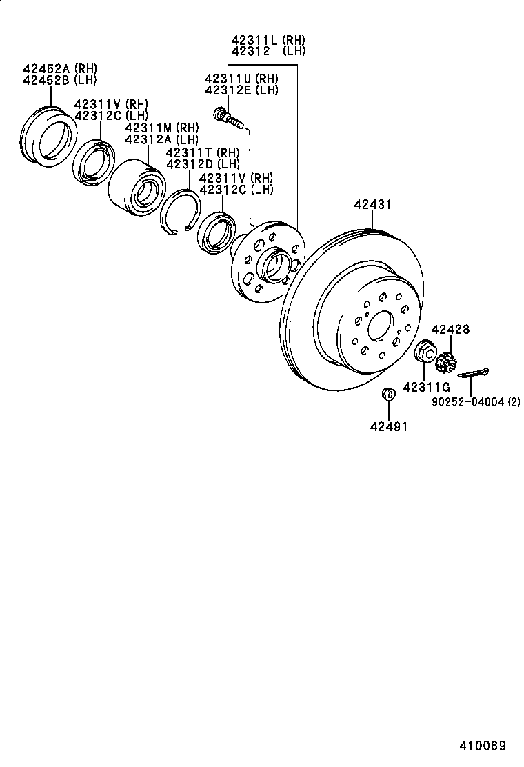  SOARER |  REAR AXLE SHAFT HUB