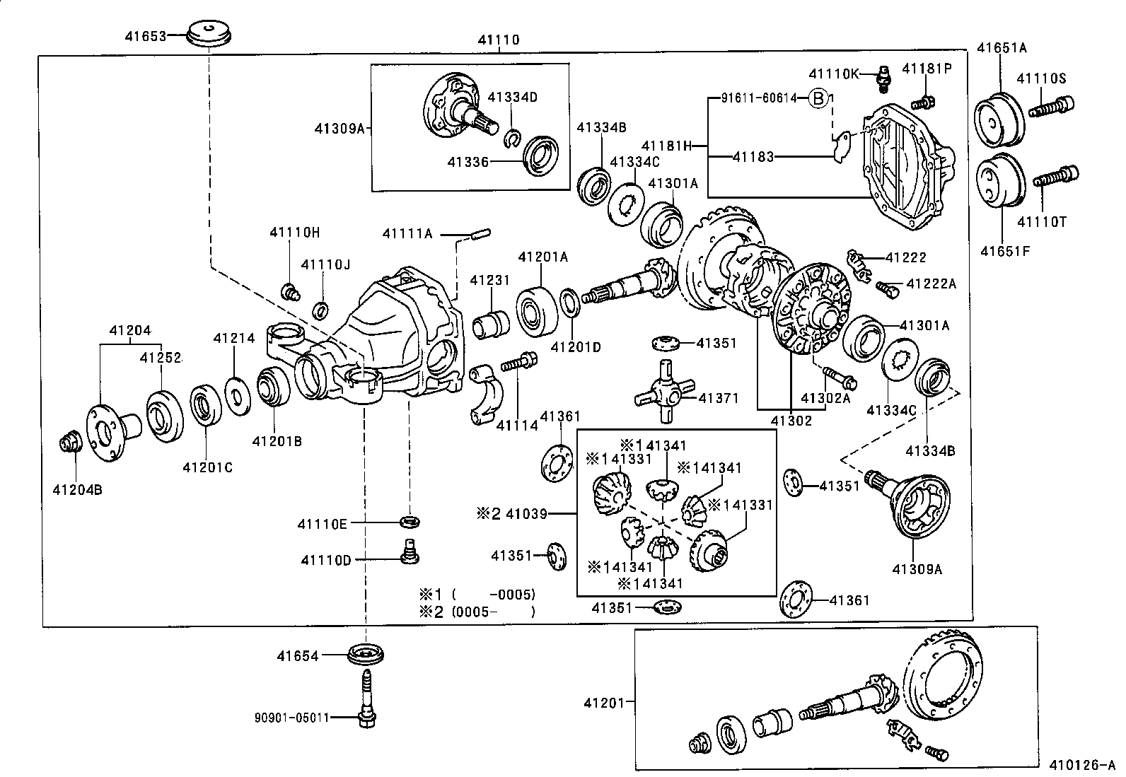  MARK 2 |  REAR AXLE HOUSING DIFFERENTIAL