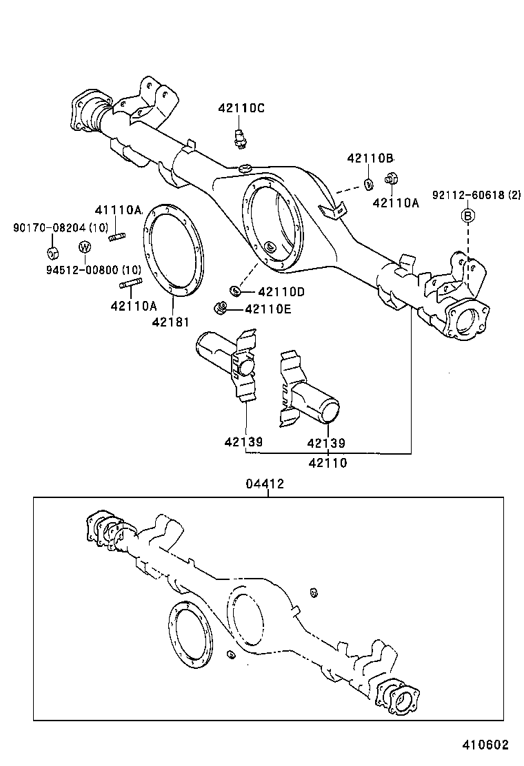  RAUM |  REAR AXLE HOUSING DIFFERENTIAL