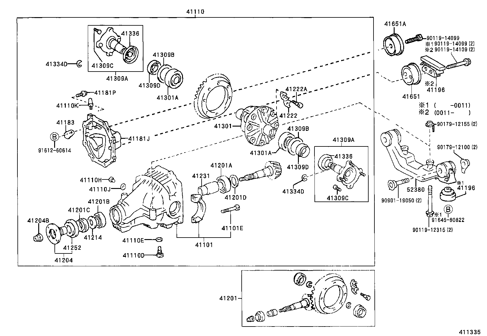  HARRIER |  REAR AXLE HOUSING DIFFERENTIAL