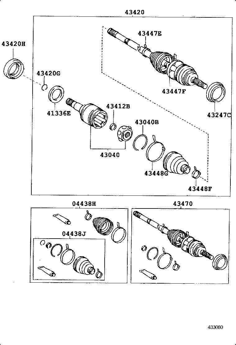  RAV4 |  FRONT DRIVE SHAFT