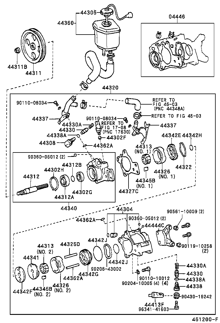  CROWN CROWN MAJESTA |  VANE PUMP RESERVOIR POWER STEERING