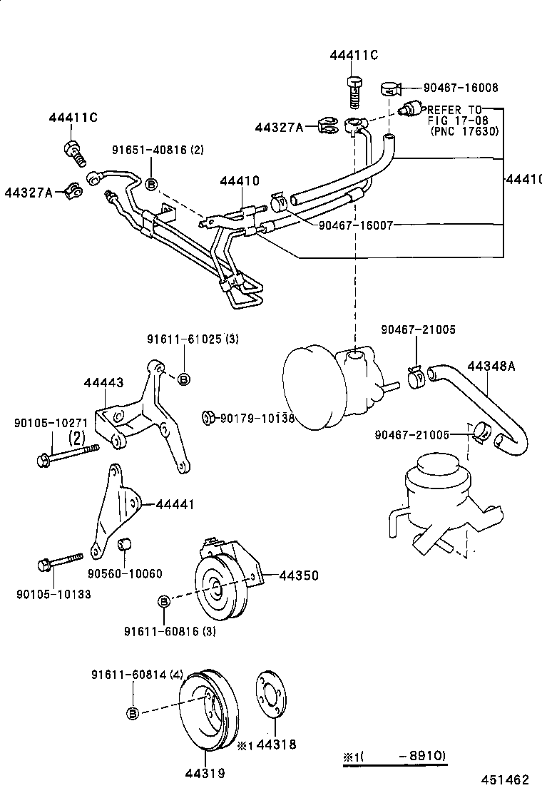  HIACE REGIUSACE |  POWER STEERING TUBE