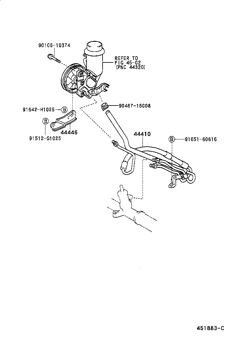  PLATZ |  POWER STEERING TUBE