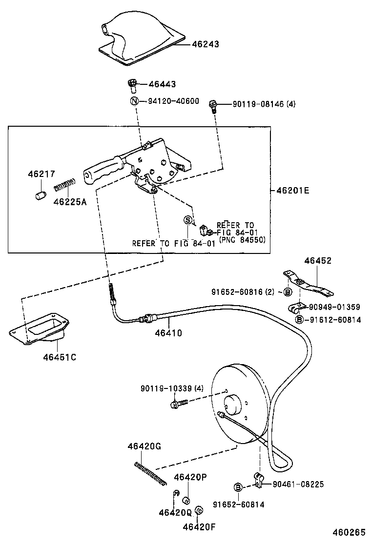  MEGA CRUISER |  PARKING BRAKE CABLE