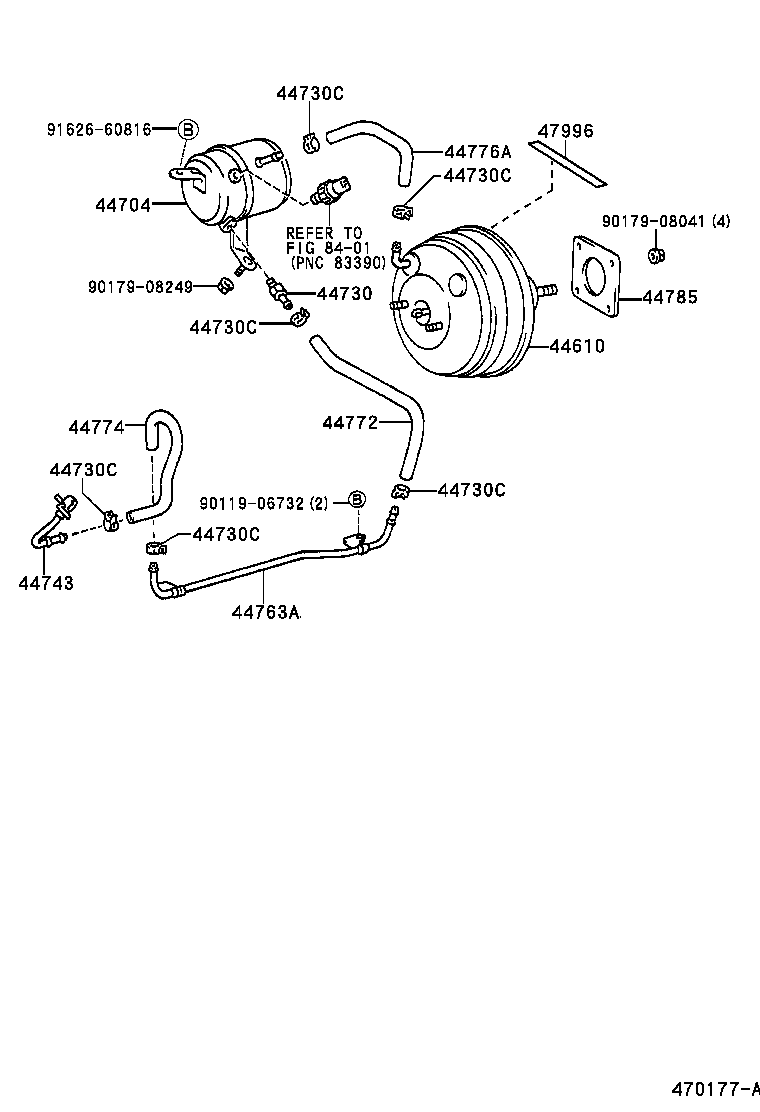  CHASER |  BRAKE BOOSTER VACUUM TUBE