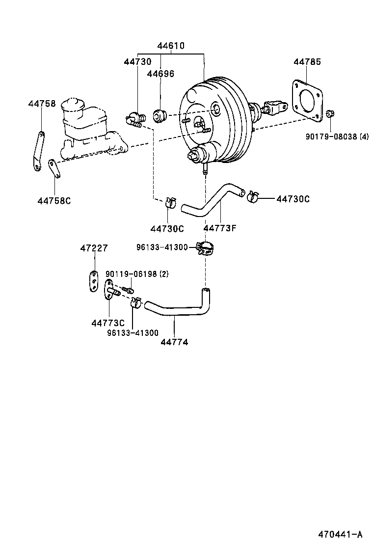  RAUM |  BRAKE BOOSTER VACUUM TUBE