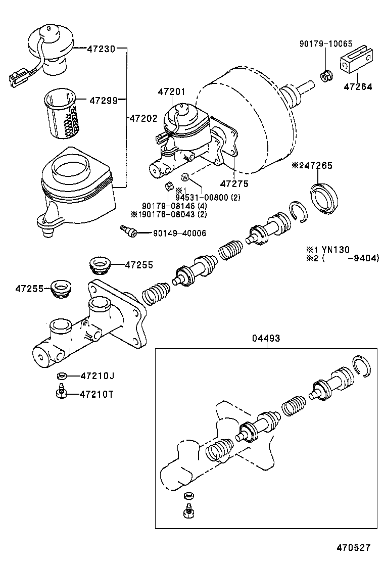  HILUX |  BRAKE MASTER CYLINDER