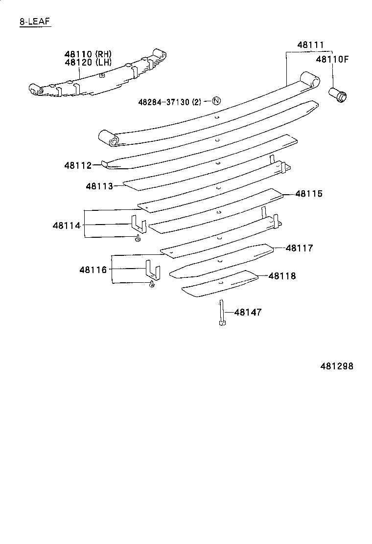  DYNA 200 TOYOACE G25 |  FRONT SPRING SHOCK ABSORBER