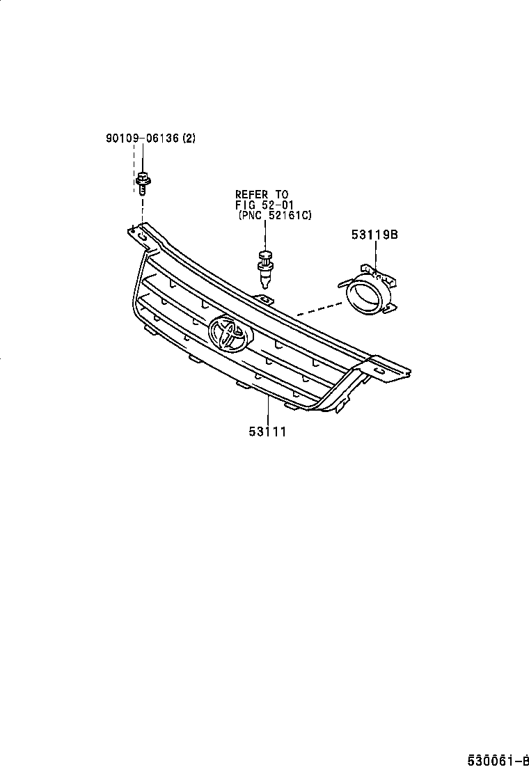  CAMRY GRACIA |  RADIATOR GRILLE