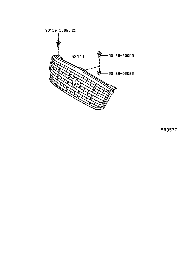  CROWN CROWN MAJESTA |  RADIATOR GRILLE