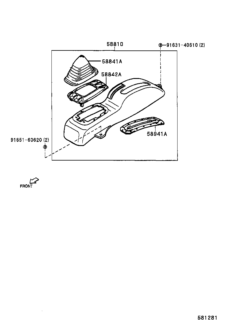  SPARKY |  CONSOLE BOX BRACKET