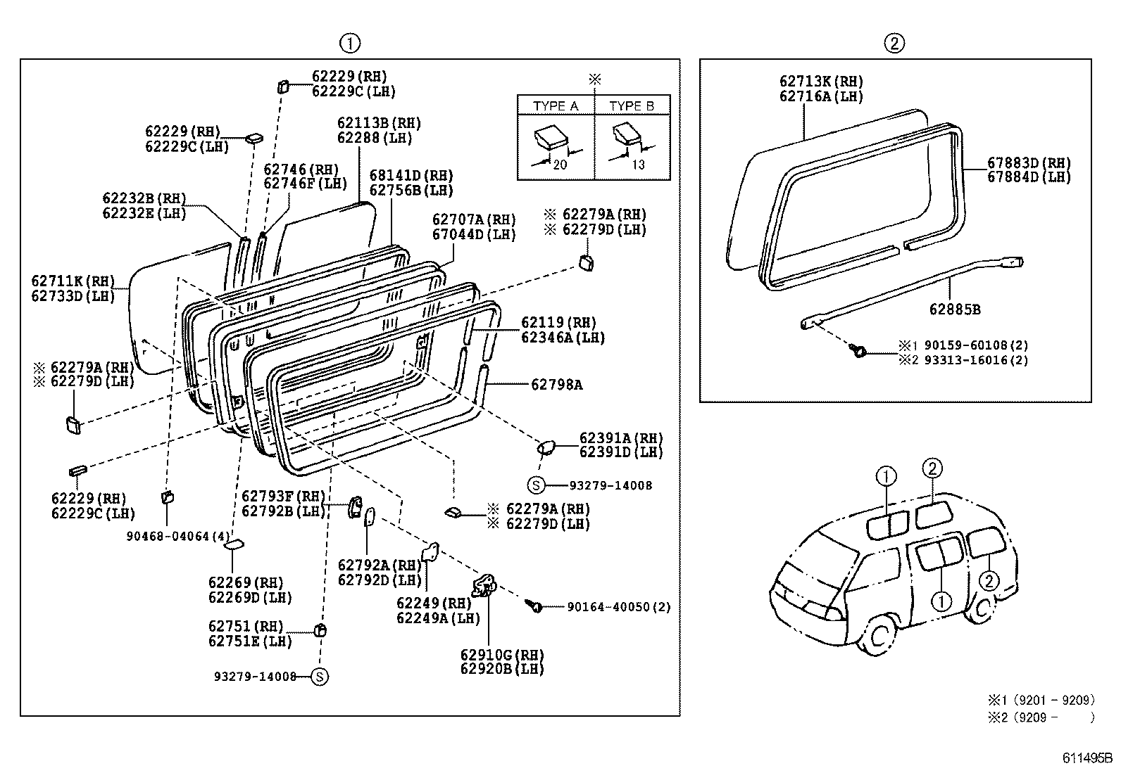  LITE TOWNACE V WG |  SIDE WINDOW