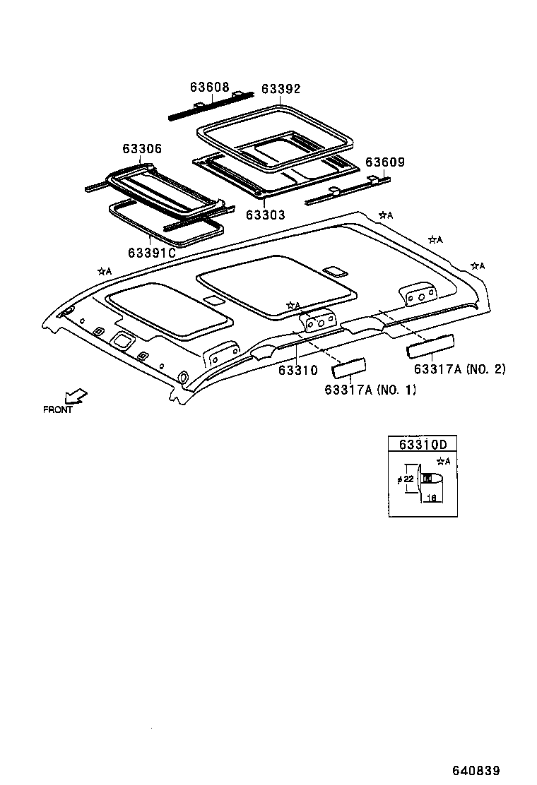  SPARKY |  ROOF HEADLINING SILENCER PAD