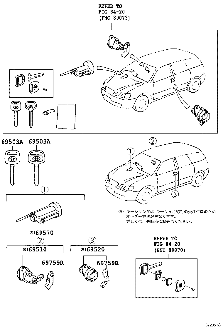  GAIA |  LOCK CYLINDER SET