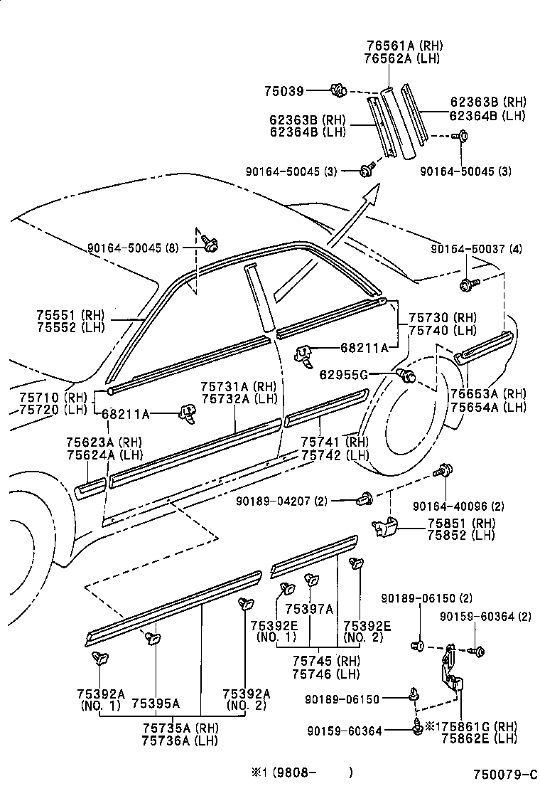  MARK 2 |  SIDE MOULDING