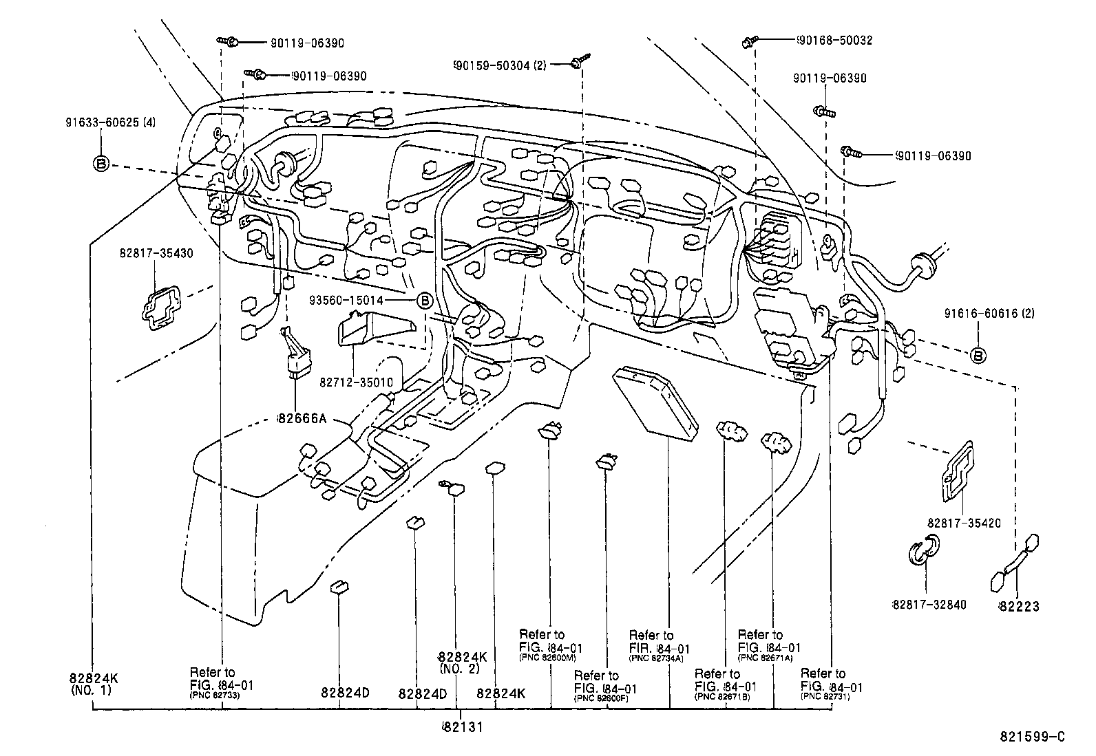  HILUX SURF |  WIRING CLAMP