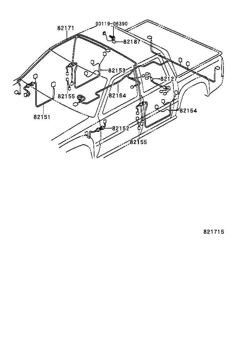  HILUX |  WIRING CLAMP