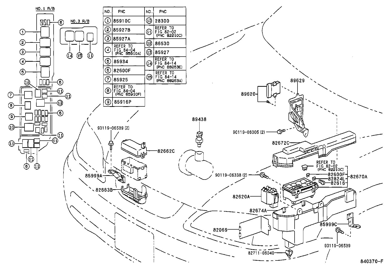  CAMRY GRACIA |  SWITCH RELAY COMPUTER