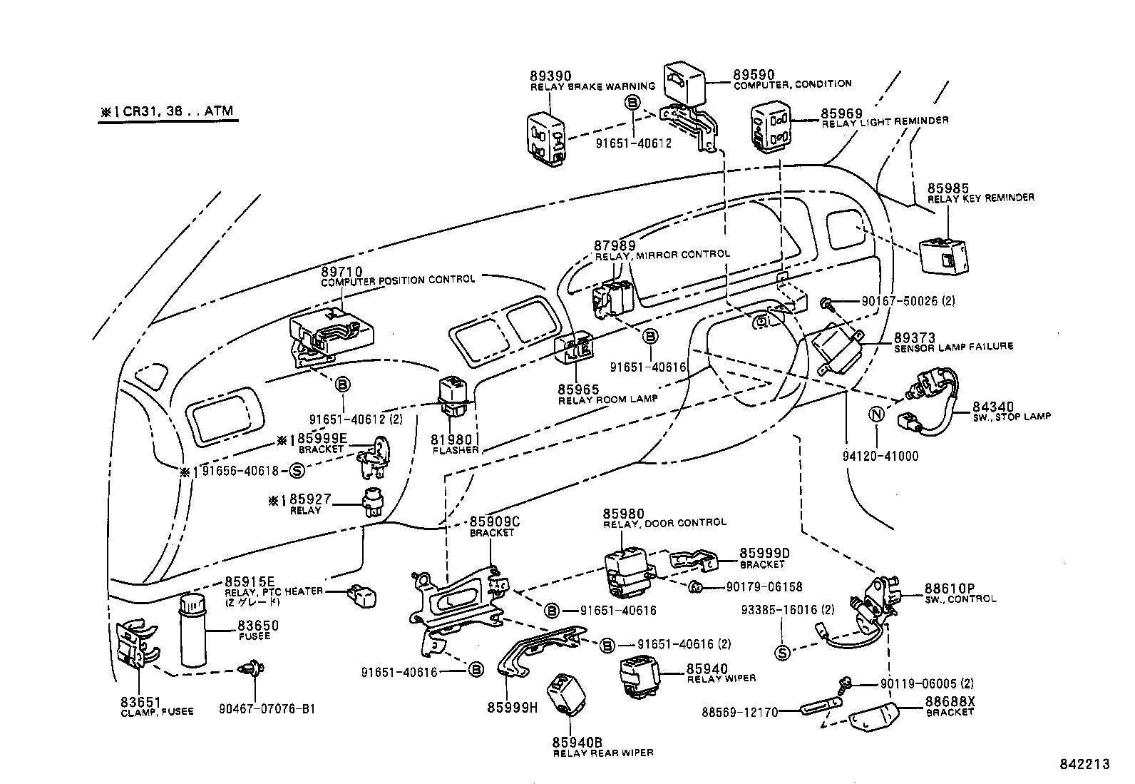  LITE TOWNACE V WG |  SWITCH RELAY COMPUTER