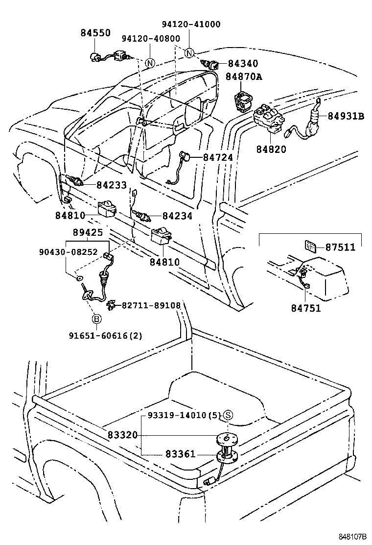  HILUX |  SWITCH RELAY COMPUTER