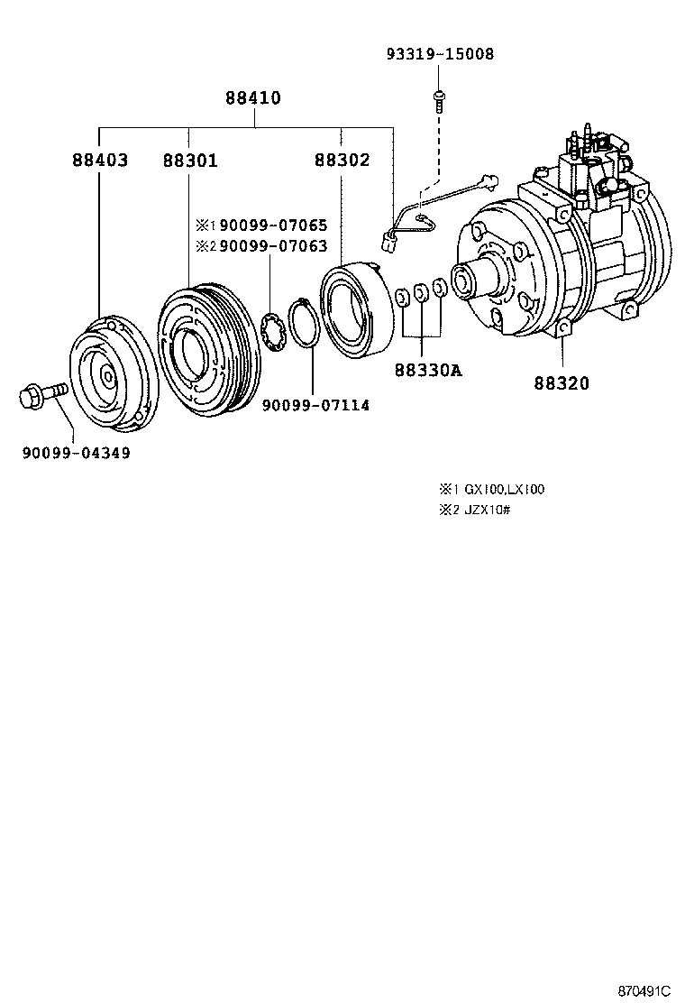  MARK 2 |  HEATING AIR CONDITIONING COMPRESSOR