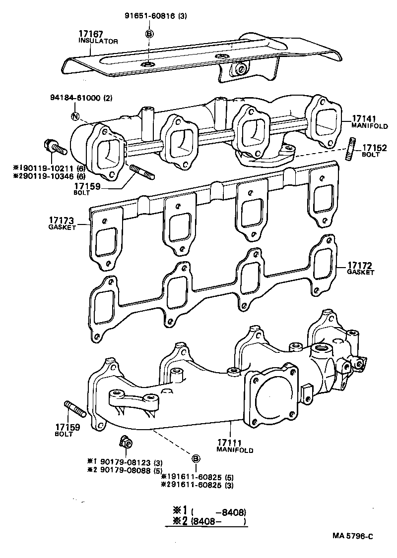  COASTER |  MANIFOLD