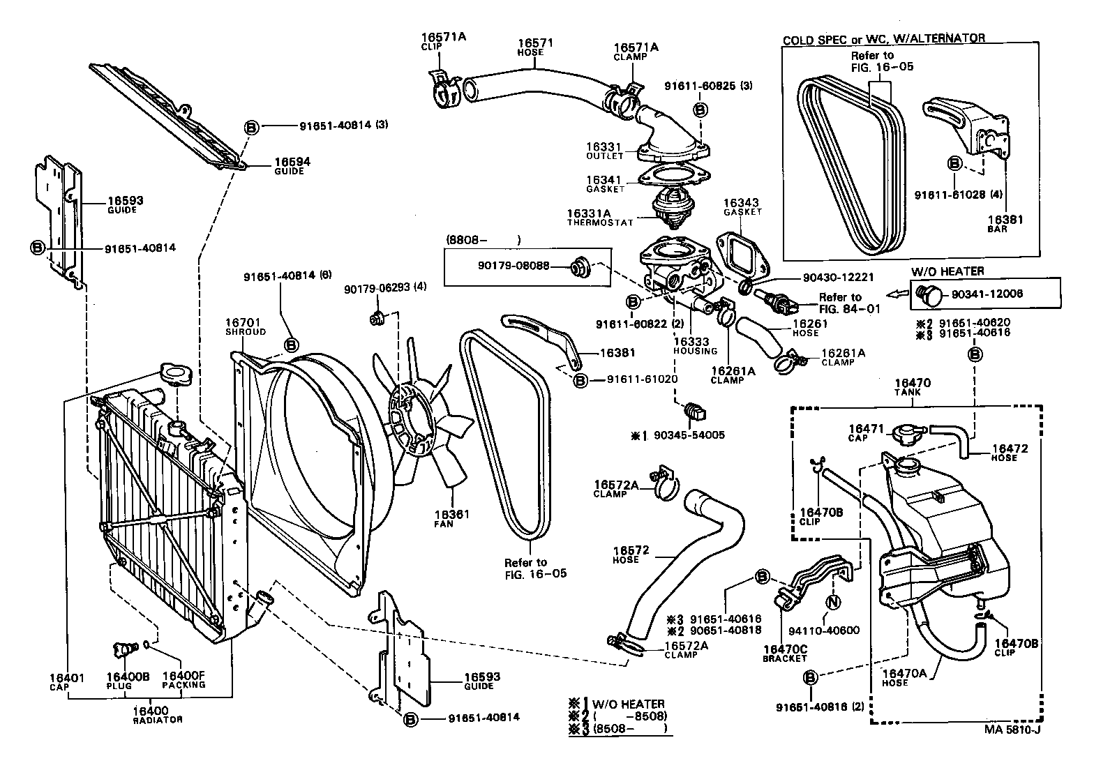  COASTER |  RADIATOR WATER OUTLET