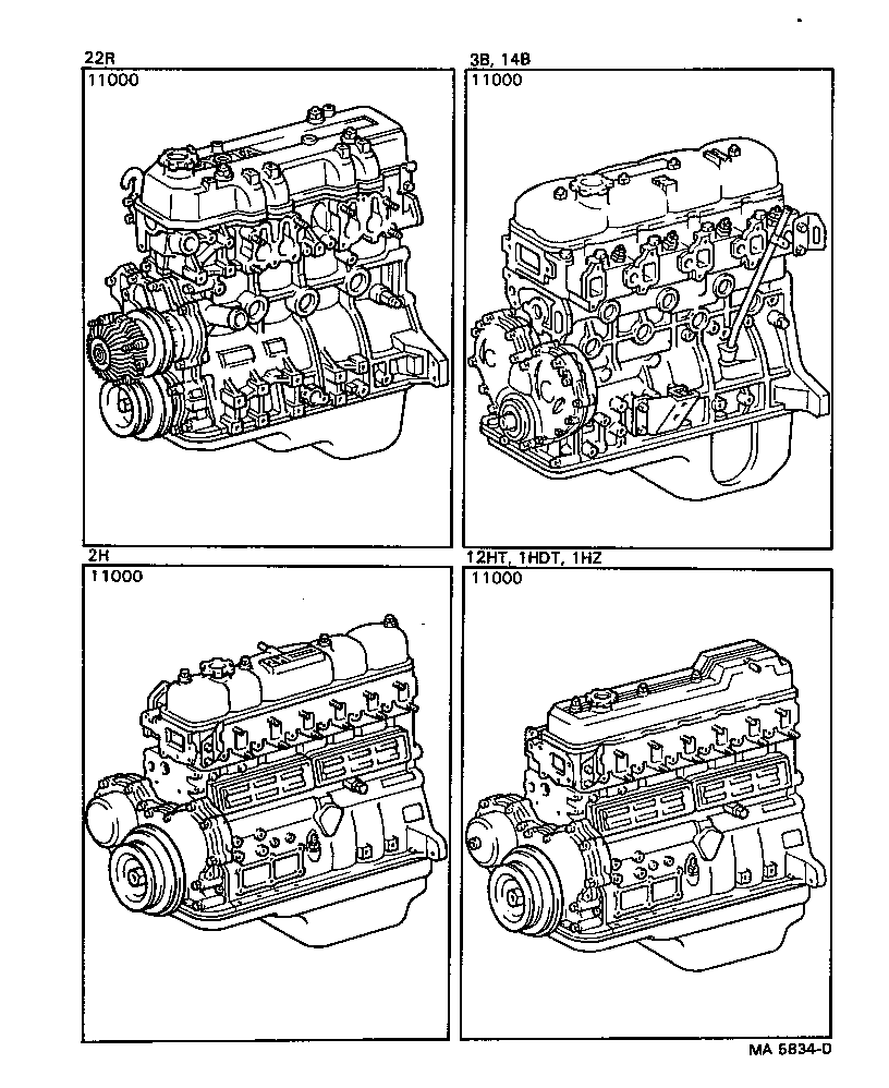  COASTER |  PARTIAL ENGINE ASSEMBLY