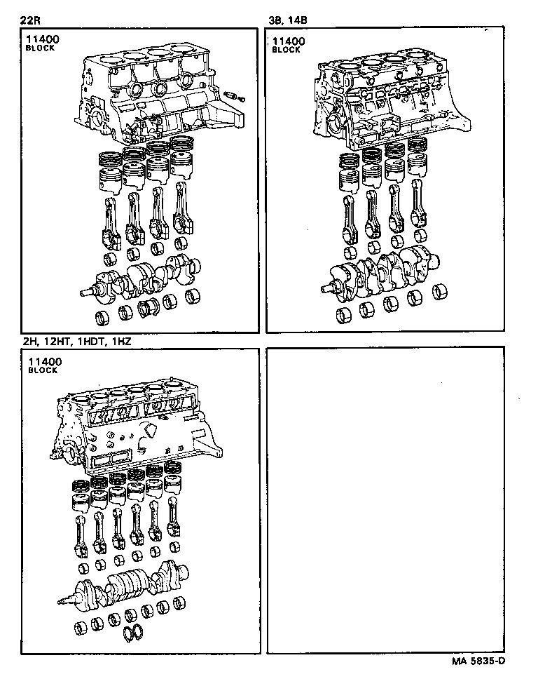  COASTER |  SHORT BLOCK ASSEMBLY