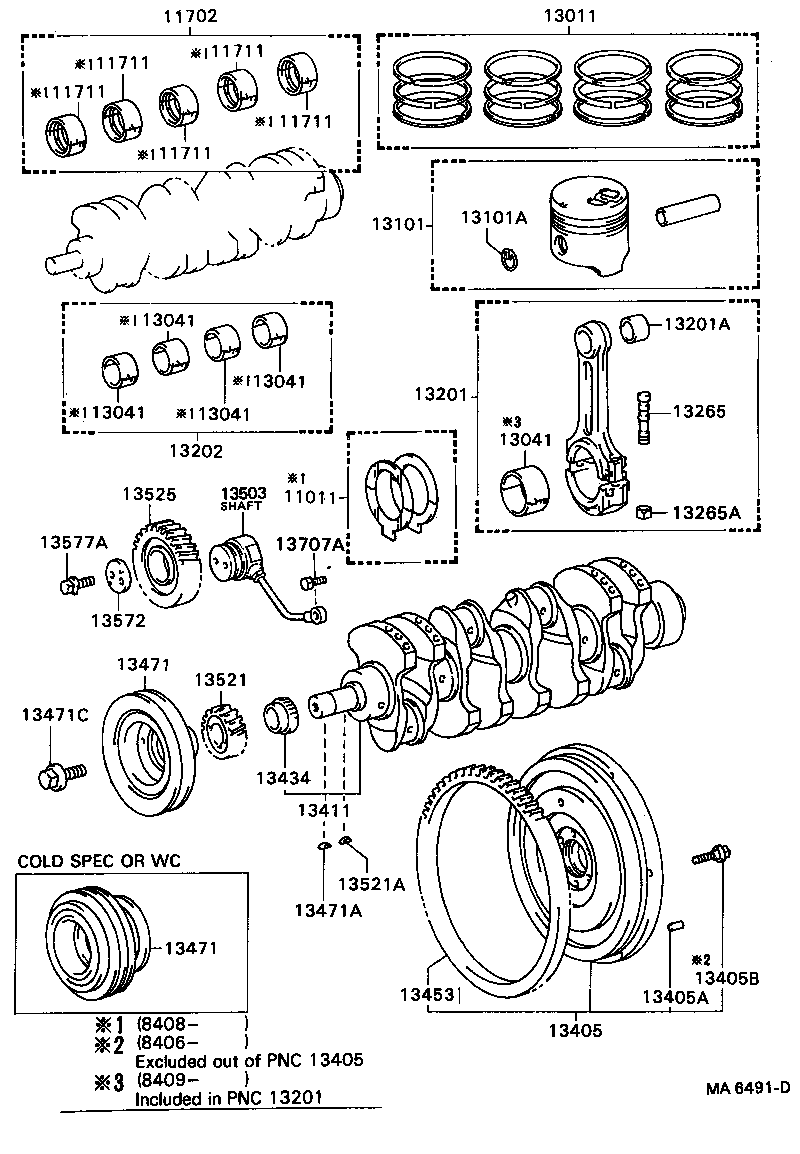  COASTER |  CRANKSHAFT PISTON