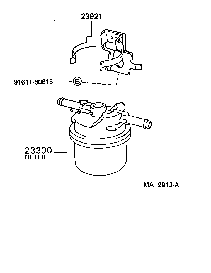  DYNA 150 TOYOACE G15 |  FUEL FILTER