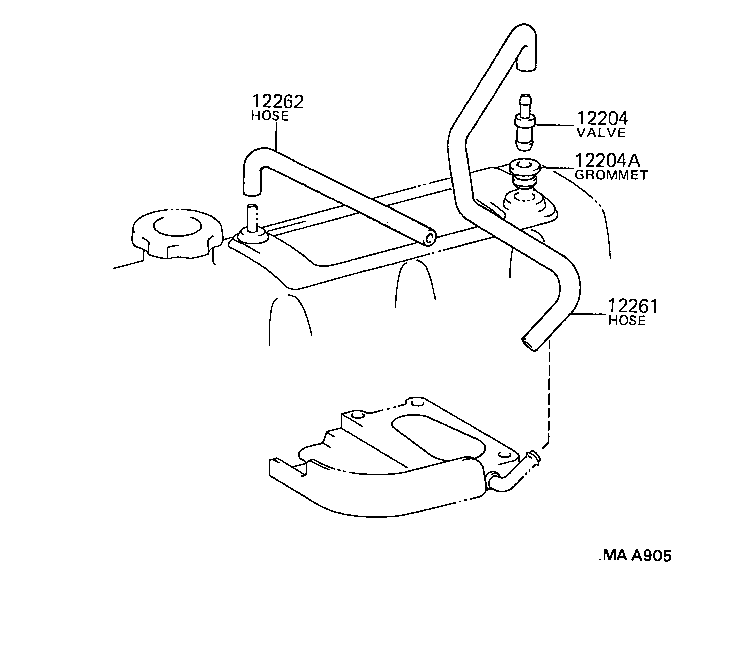  HILUX |  VENTILATION HOSE