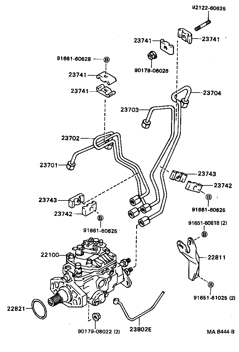  COASTER |  INJECTION PUMP ASSEMBLY