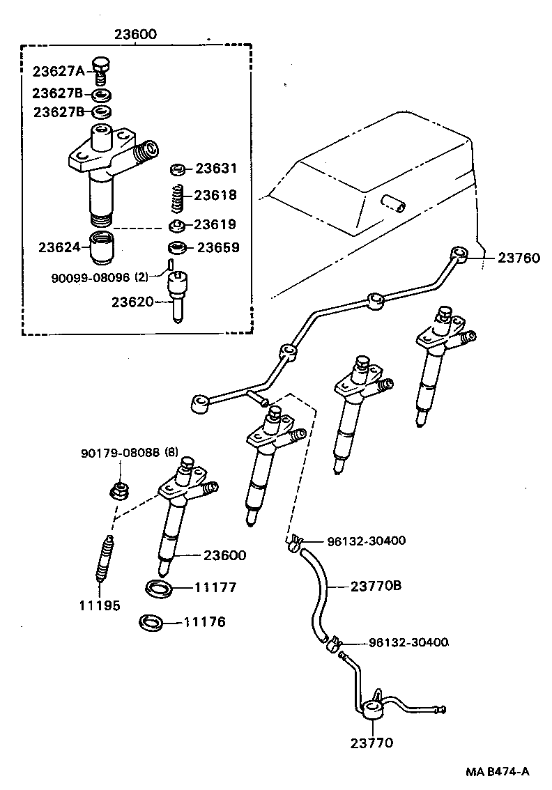  COASTER |  INJECTION NOZZLE