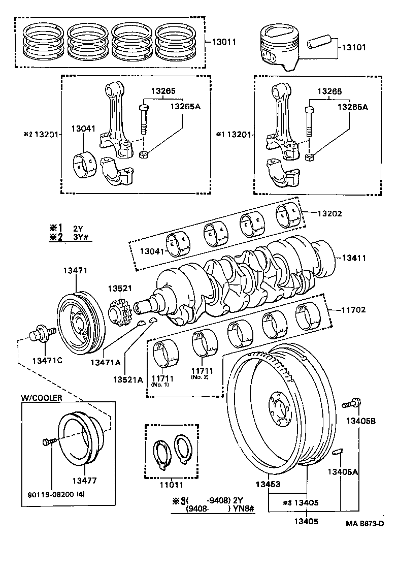  HILUX |  CRANKSHAFT PISTON