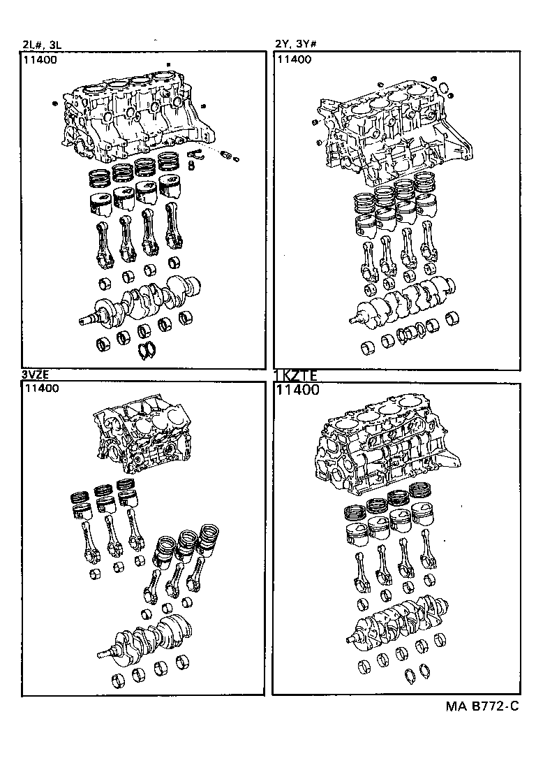  HILUX |  SHORT BLOCK ASSEMBLY