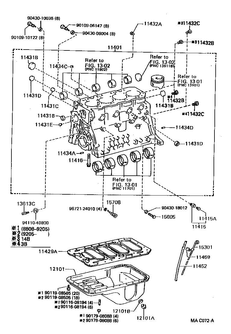  COASTER |  CYLINDER BLOCK