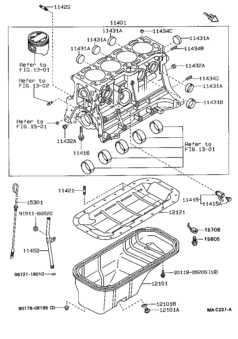  COROLLA |  CYLINDER BLOCK