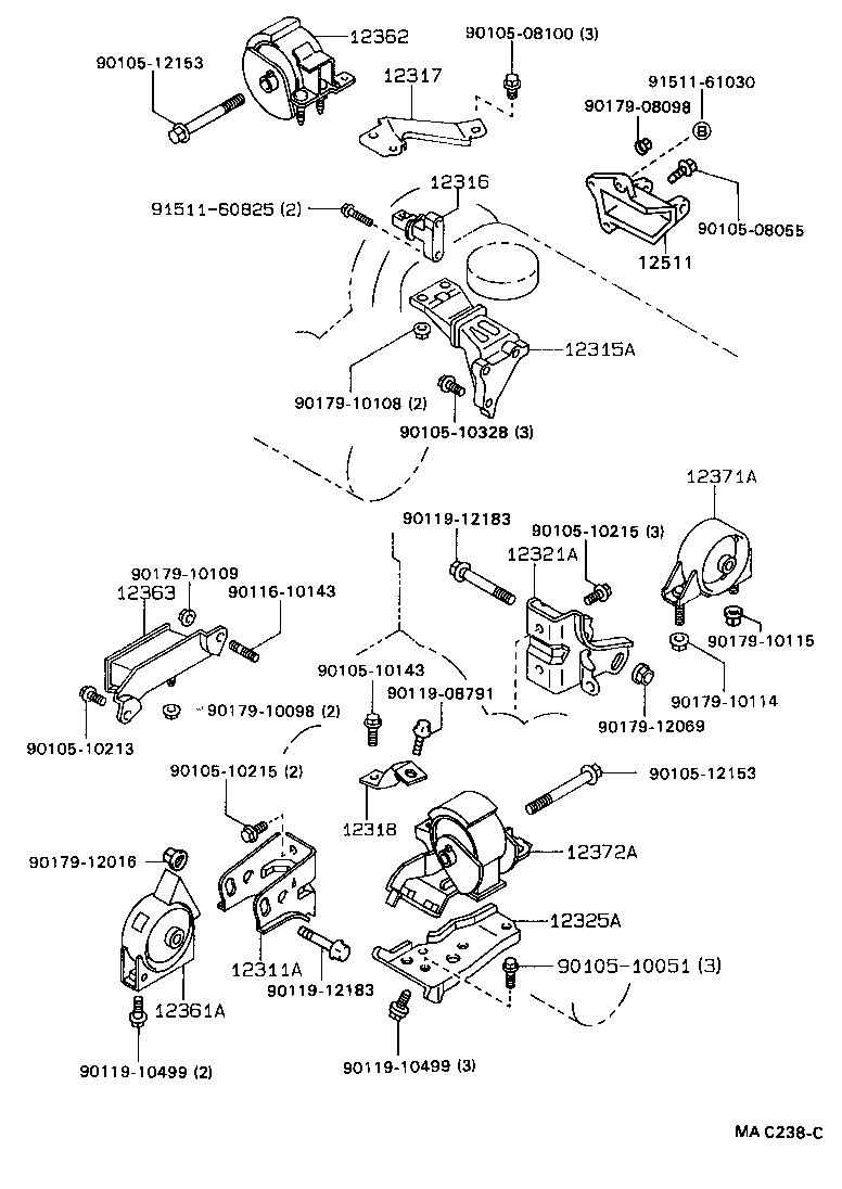  COROLLA |  MOUNTING