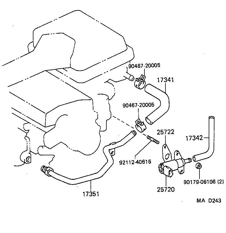  STARLET |  MANIFOLD AIR INJECTION SYSTEM