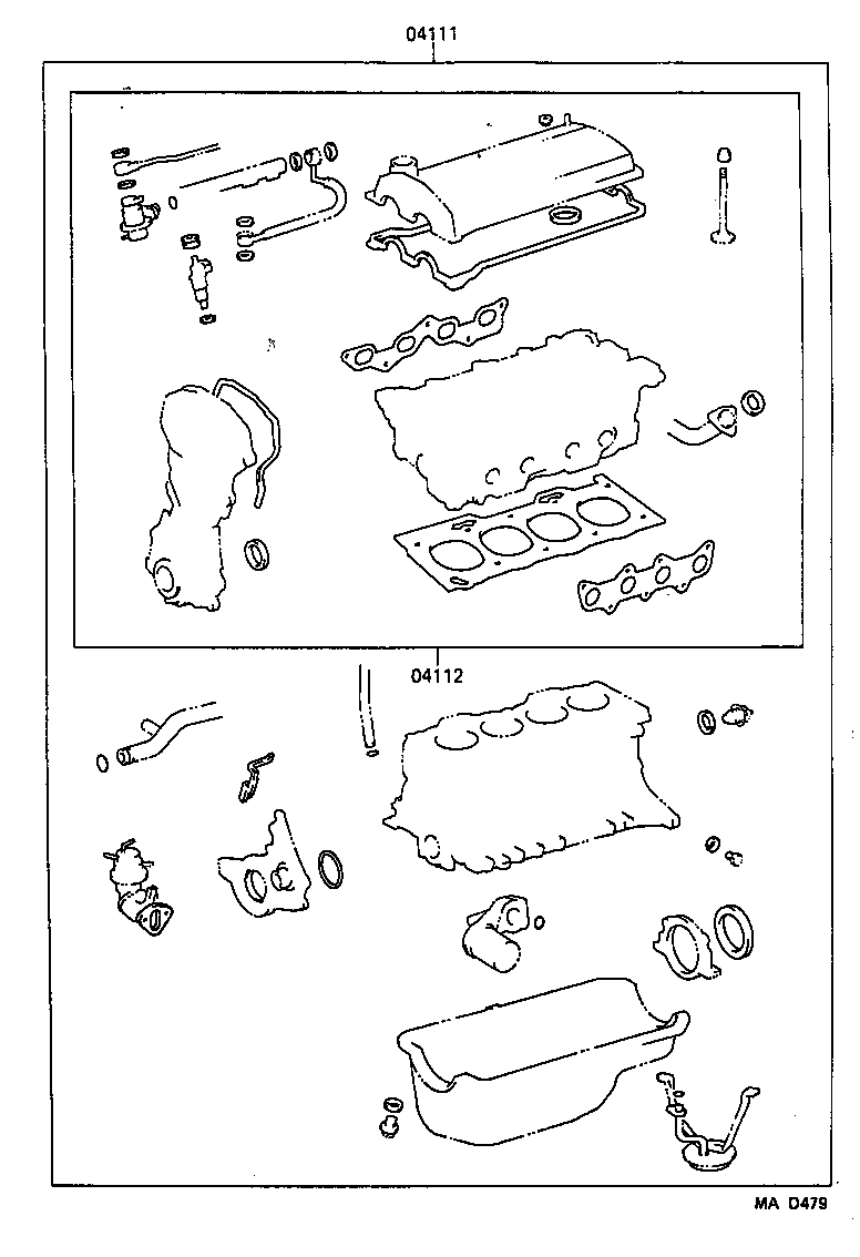  SERA |  ENGINE OVERHAUL GASKET KIT