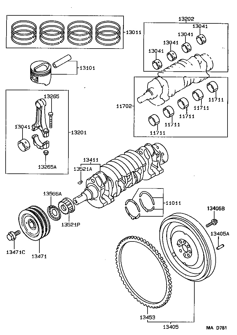  SERA |  CRANKSHAFT PISTON